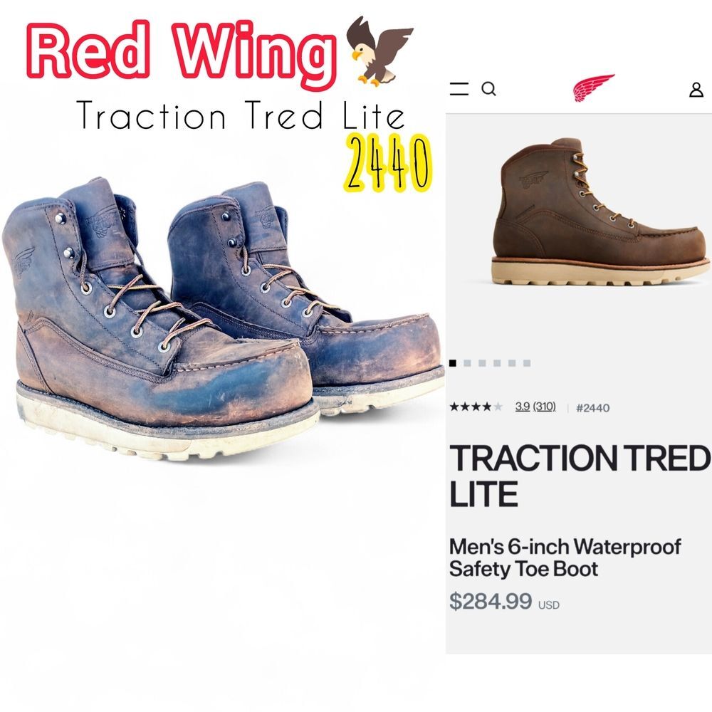 Red Wing" 2440 Traction Tred Lite leather boots